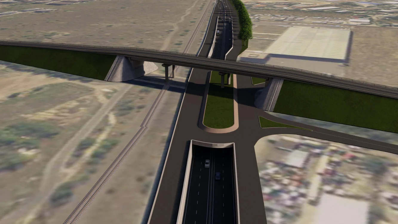 Pasaj subteran la intersecția CB cu DN 6