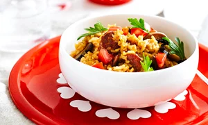 Pilaf cu carnati chorizo jpeg