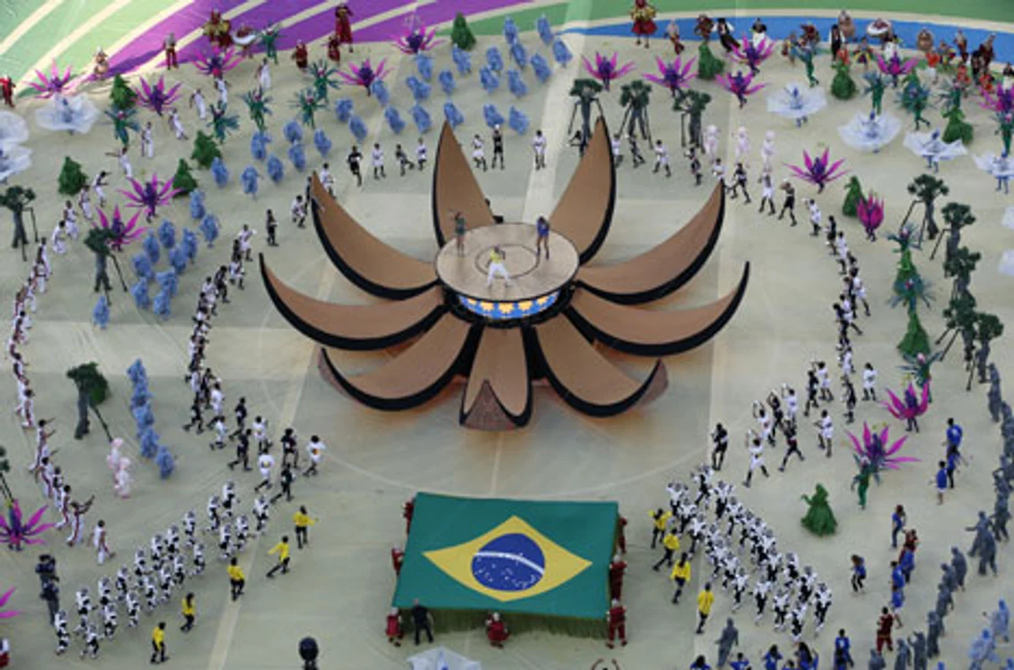 Ceremonia de deschidere a CM Brazilia 2014