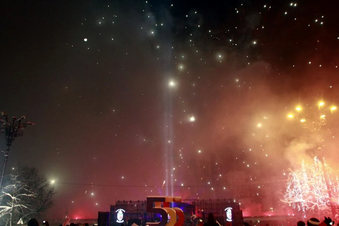 Revelion 2015 Piata Constitutiei Bucuresti FOTO Mediafax