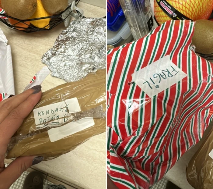 Coletul primit / Foto: Facebook