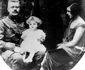 Prințul Louis II, Pierre de Polignac, Prințesa Charlotte și micuța Prințesa Antoinette, sora Prințului Rainier, 6 aug. 1899. FOTO: Profimedia