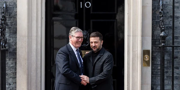 Keir Starmer și Volodimir Zelenski FOTO Profimedia 