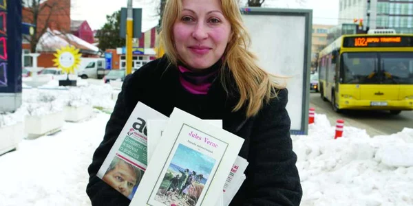Daniela Ponov a reuşit să cumpere cartea de aventuri a lui Jules Verne 