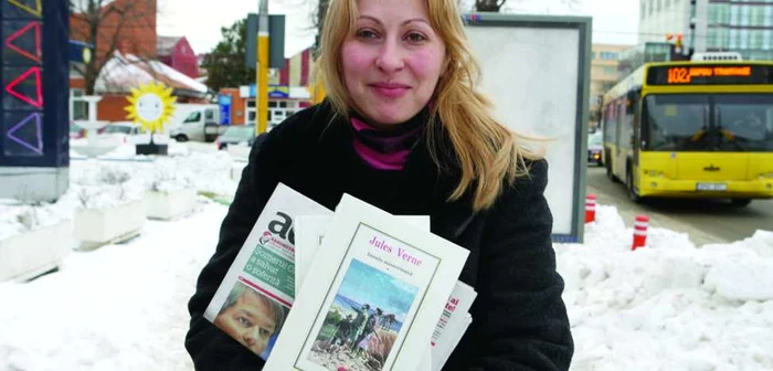 Daniela Ponov a reuşit să cumpere cartea de aventuri a lui Jules Verne