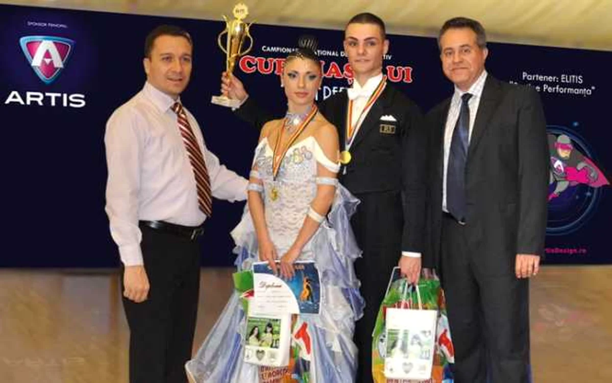 Ieşenii Timea Chicireanu şi Andre Scrab, campioni naţionali la dans sportiv