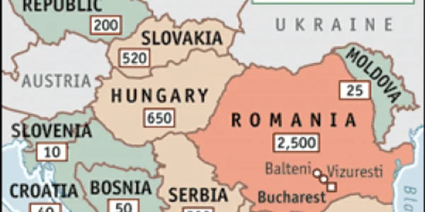 Harta Europa Centrala