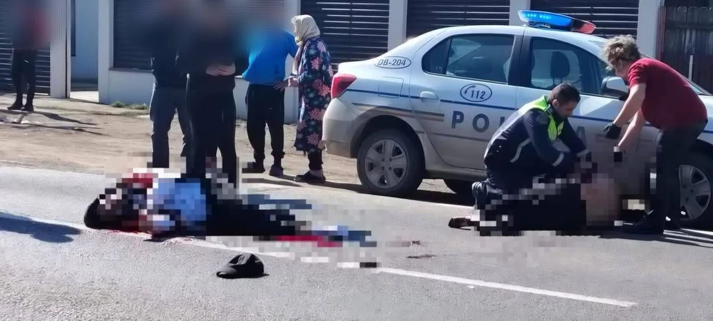 Bărbat de 46 de ani, înjunghiat pe stradă în Crevedia. Agresorul a fost reținut de polițiști