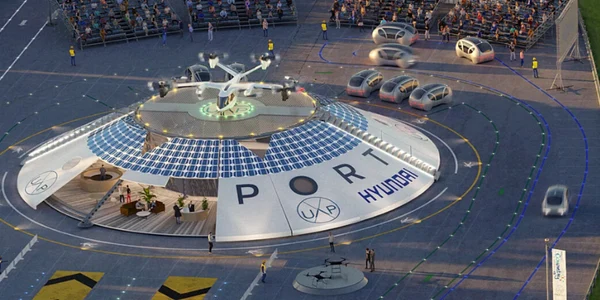 Marea Britanie va construi primul port aerian urban pentru maşini zburătoare şi drone FOTO designboom.com