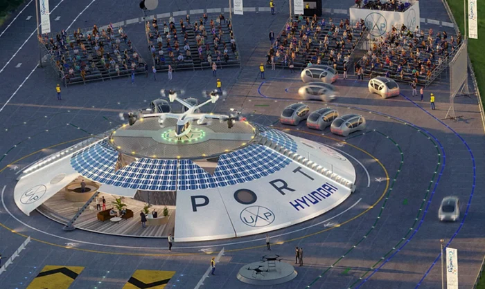 Marea Britanie va construi primul port aerian urban pentru maşini zburătoare şi drone FOTO designboom.com
