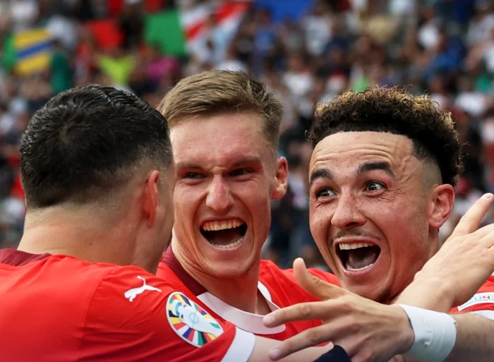 Elveția învinge Italia, în optimile Campionatului European de Fotbal FOTO: UEFA EURO 2024