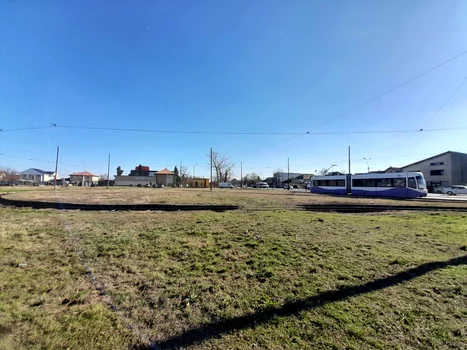 Organizare de șantier penru noul stadion din Timișoara FOTO Ștefan Both