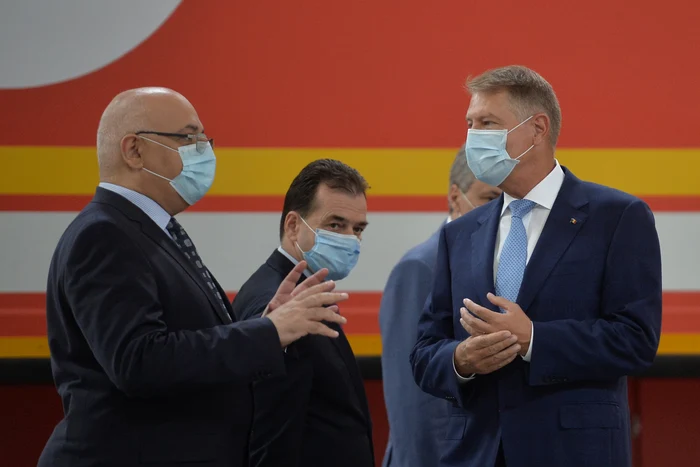 Raed Arafat, Ludovic Orban, Klauss Iohannisfoto: Mediafax