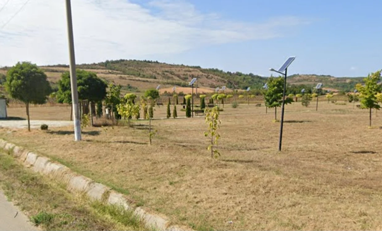 Parcul a fost abandonat de autoritățile din comuna Crușeț Foto: Gorj Online