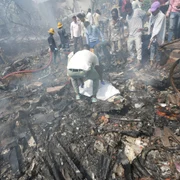 Avion prăbușit în India. FOTO Profimedia