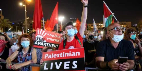 Proteste Tel AviV faţă de anexarea Cisiordaniei FOTO EPA-EFE