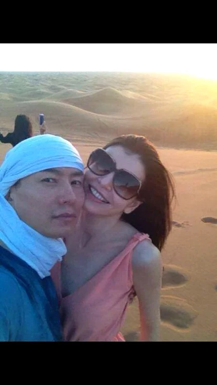 Monica şi Mr. Pink (foto: Facebook)