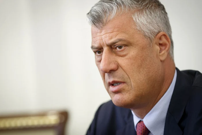 Preşedintele kosovar Hashim Thaci FOTO EPA-EFE