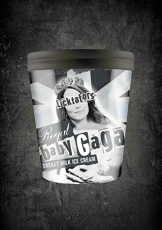 Pe pahar este pozată Kate Middleton