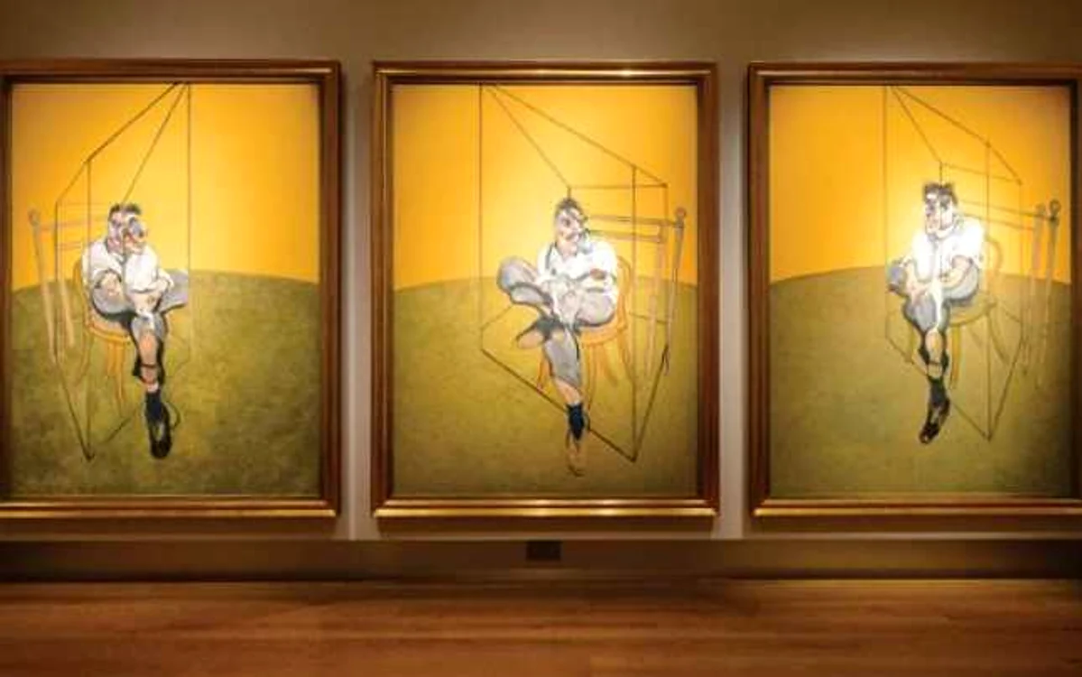 "Three Studies of Lucian Freud" de Francis Bacon