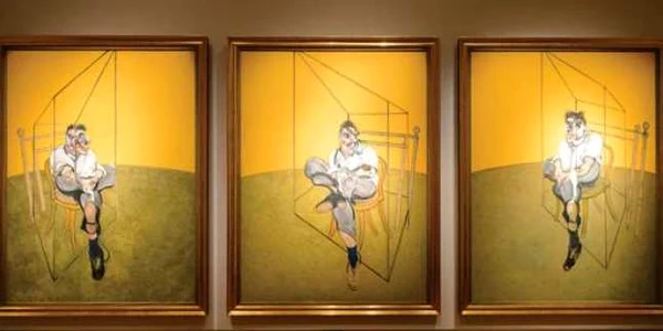 Three Studies of Lucian Freud