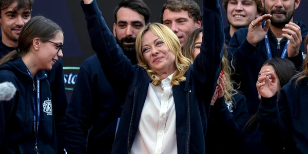 Premierul Italiei la festuvalul Atreju din Roma FOTO EPA EFE jpg