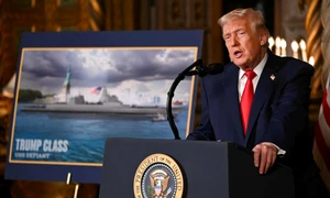 Marina americană va avea nave de război din clasa Trump foto x @CGTNOfficial jfif