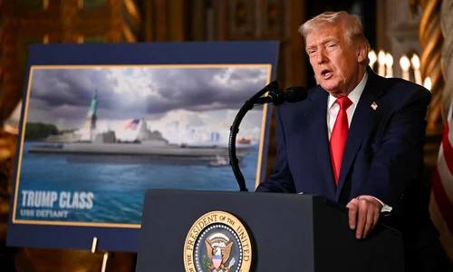 Marina americană va avea nave de război din clasa Trump foto x @CGTNOfficial jfif