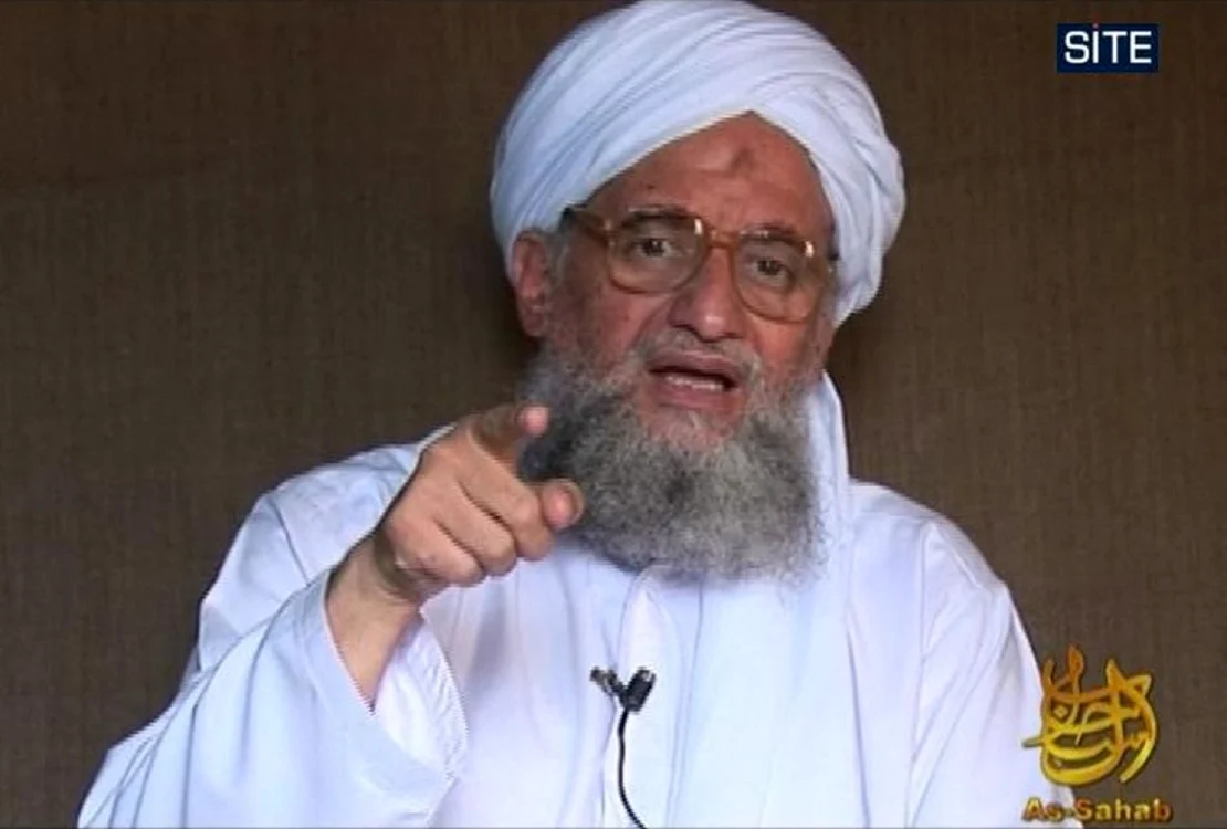 Imagine din 2009 cu Ayman Zawahiri AFP PHOTO / HO / SITE INTELLIGENCE GROUP"