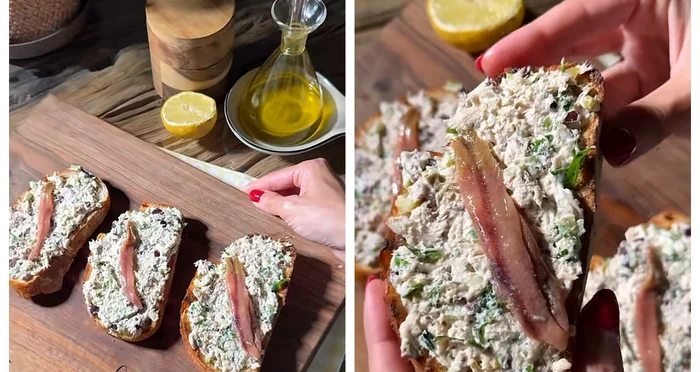 Pastă de ton / FOTO: Colaj captură video TikTok