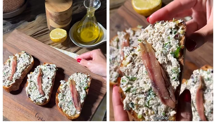 Pastă de ton / FOTO: Colaj captură video TikTok