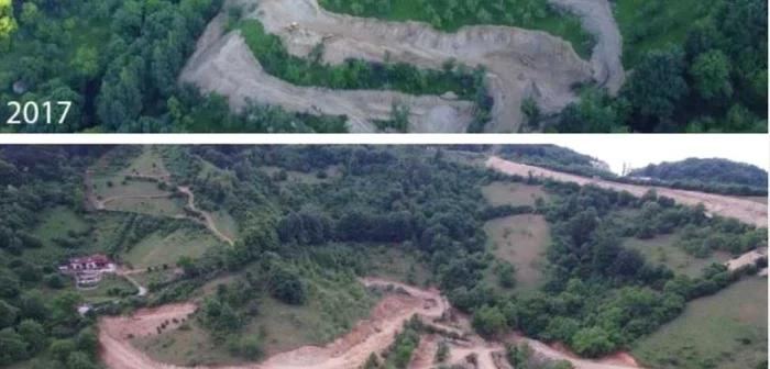 Localnicii susţin că lucrările au înaintat faţă de anul trecut. FOTObzb.ro