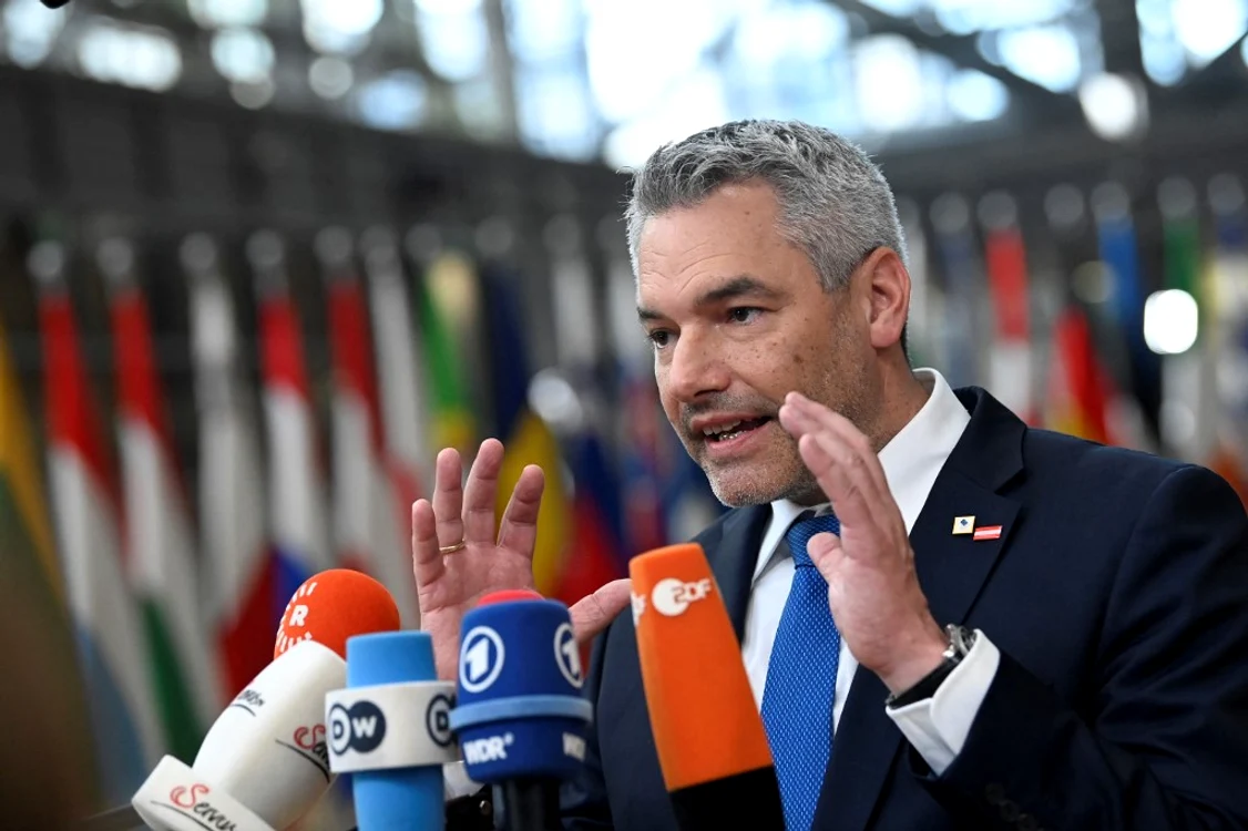 Karl Nehammer, cancelarul Austriei FOTO AFP