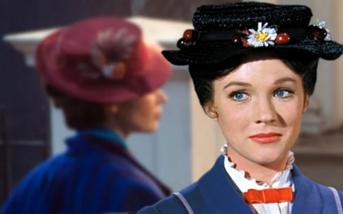 Julie Andrews a interpretat-o pe Mary Poppins în filmul original din 1964 FOTO cinemagia.ro