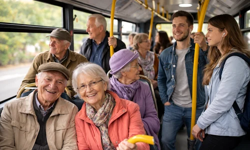 troleibuz cluj foto AI png