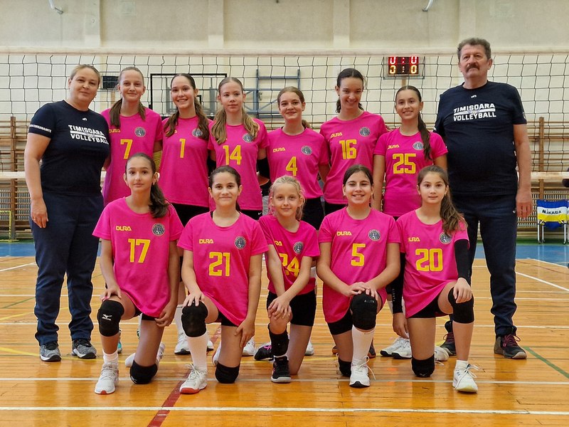 CSS Bega Timișoara, lider în grupă după primul turneu din Campionatul Național de mini-volei