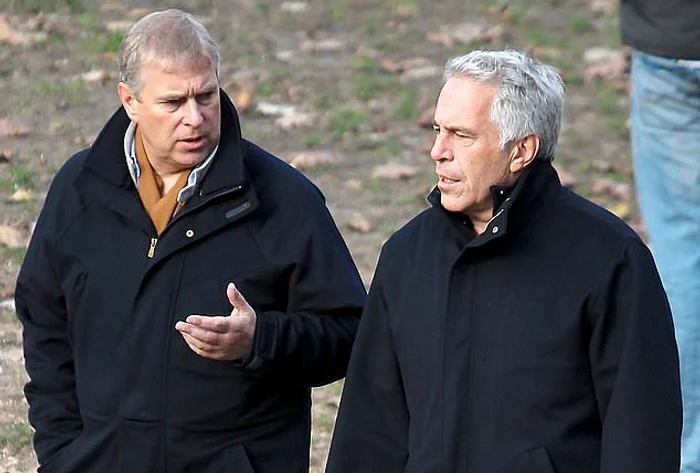 Fostul prinț Andrew și Jeffrey Epstein FOTO Arhivă