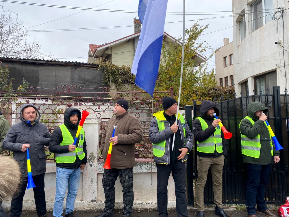 Protestul polițiștilor constănțeni FOTO Antonia Ispas