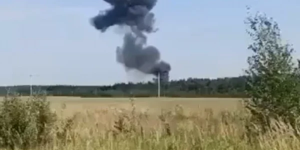 Avion prabusit in Rusia FOTO Twitter