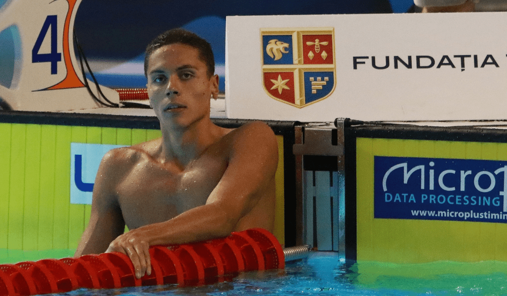 David Popovici a câştigat titlul naţional la 400 m liber