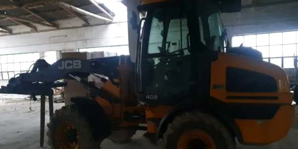 Excavator furat din suedia foto Politia de Frontieră
