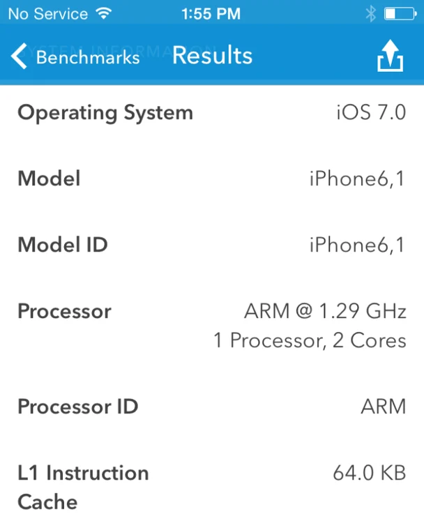 iphone 5s teste
