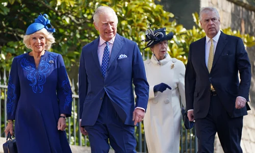 Charles, Camilla, Anne, Andrew, Paște, Getty jpg