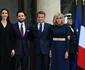 Emmanuel Macron și Brigitte alături de Prințul Hussein și Prințesa Rajwa 