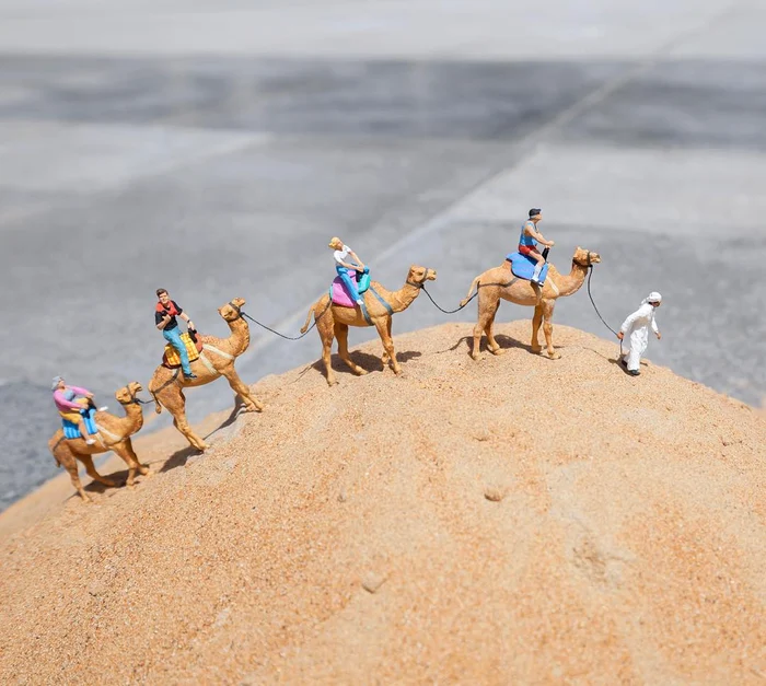 Au vrut turiștii cu cămila în deșert!