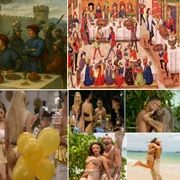 Fastul petrecerilor medievale întâlnește romantismul decadent al Insulei Iubirii Colaj DMS&Antena1
