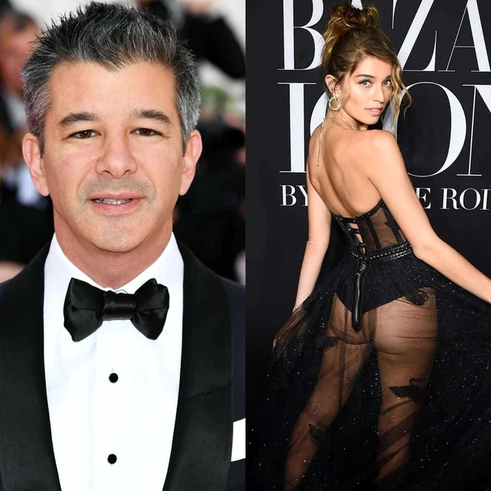 
    Fondatorul Uber și iubita  