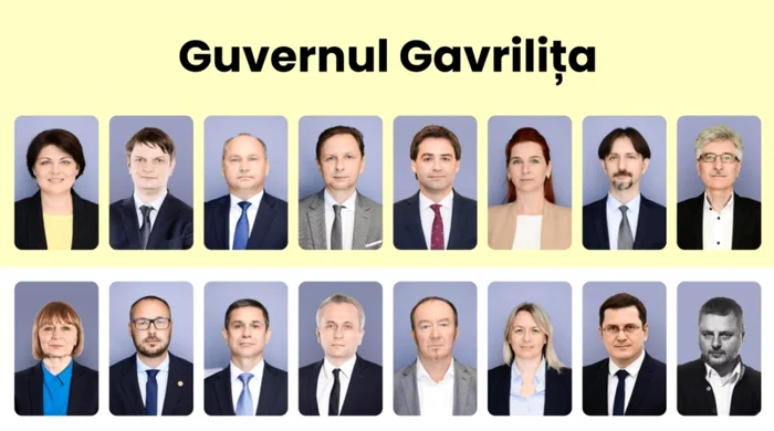 Componenţa Guvernului Gavriliţa