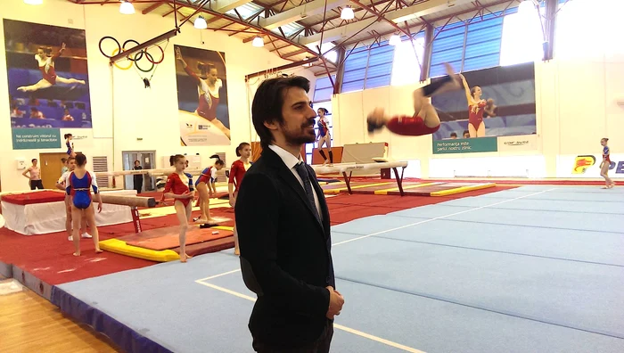 Tuncay Öztürk a colaborat şi cu echipa de gimnastică a RomânieiFOTO Facebook