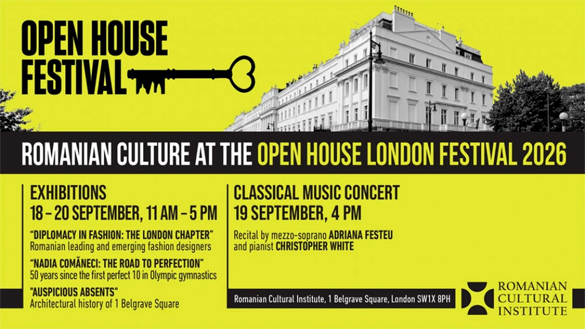 ICR Londra la Open House Festival 2026: între patrimoniu și creație contemporană